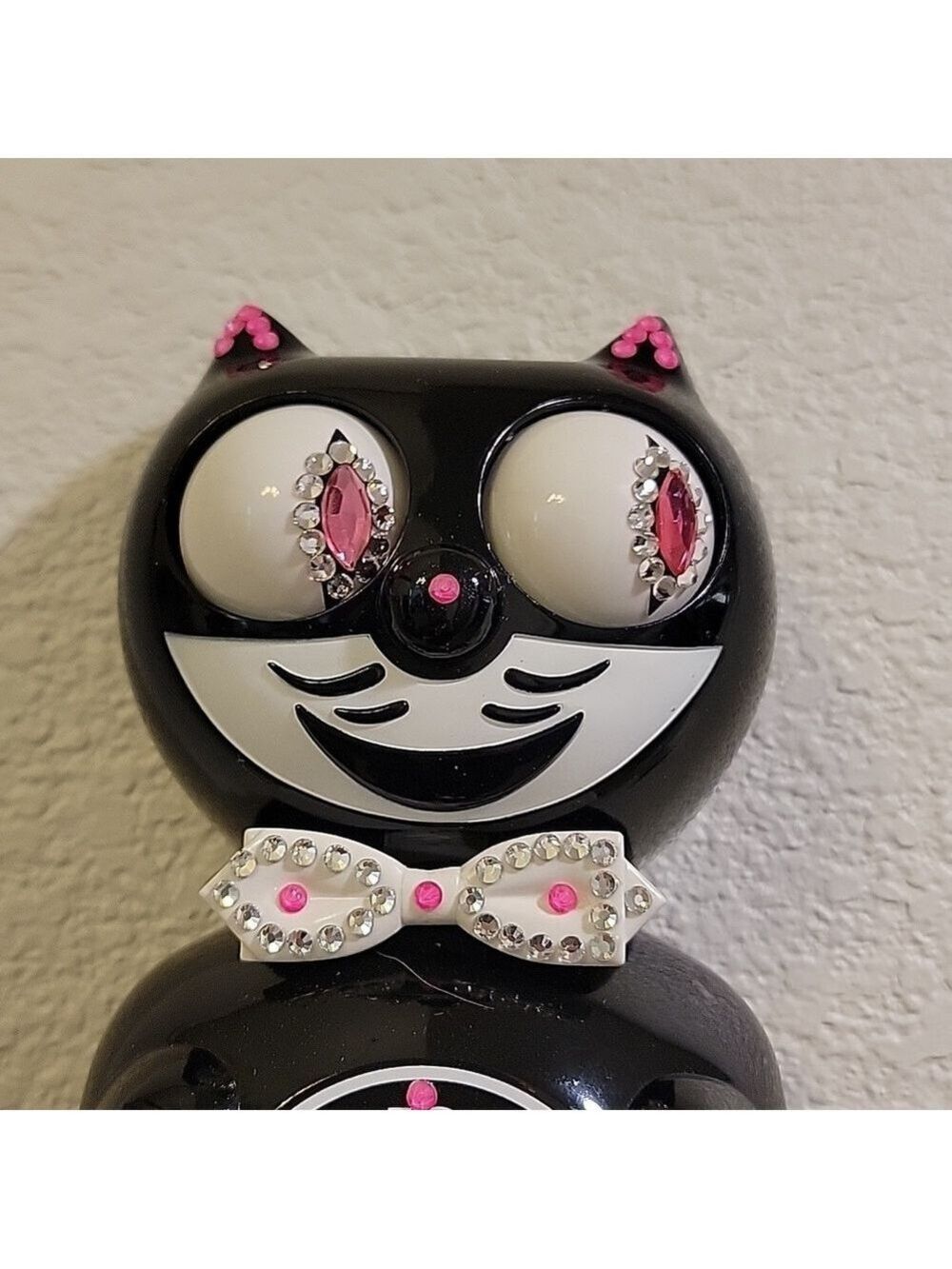 Jeweled Classic Black Kit-Cat Klock clock SUPER RARE